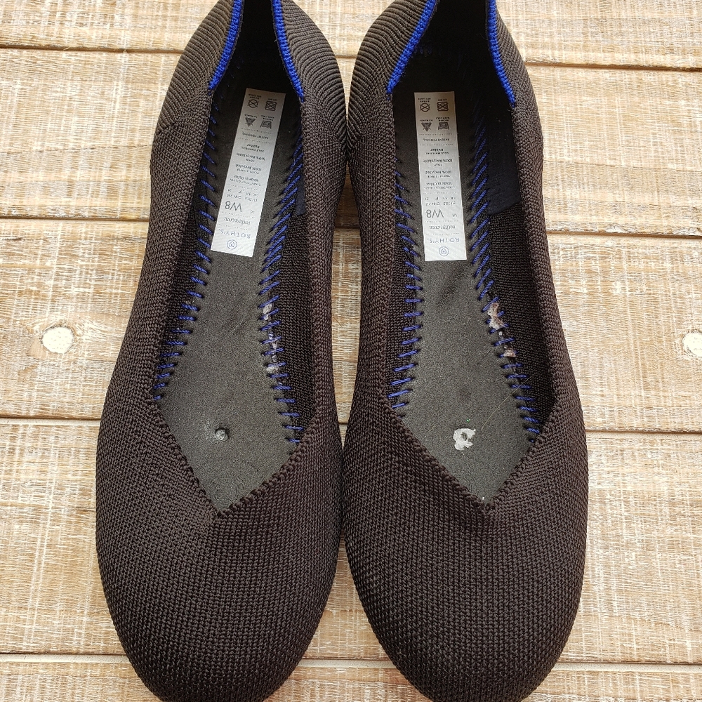 ROTHY'S Round Toe the Flat Black Solid